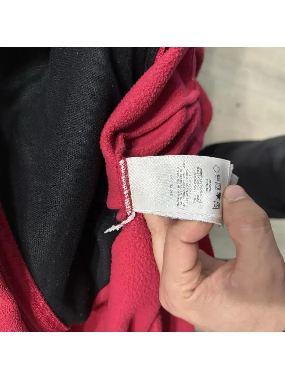 Columbia Benton Springs Full Zip Fleece Jacket Red Pink Womens Medium - Picture 6 of 10